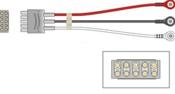 GROUP LEADWIRE SET(3 LD SNAP) COMPATIBLE TO THE GE MULTI-LINKÂ®